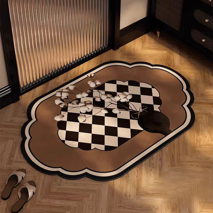 Elegant Floral Patterned Area Rug