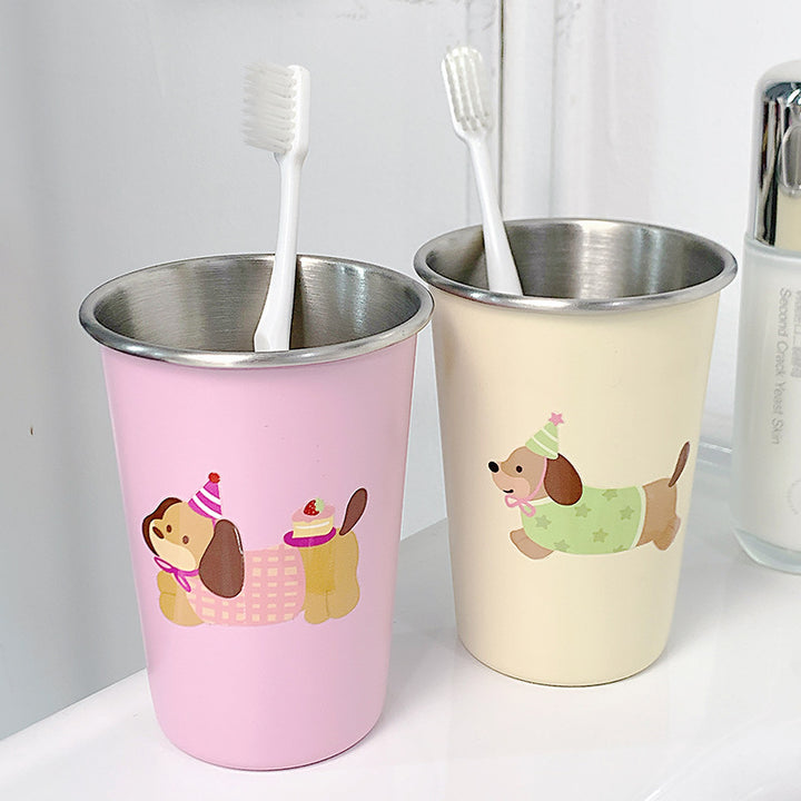 Stainless steel cup with cute dog design Kalsten