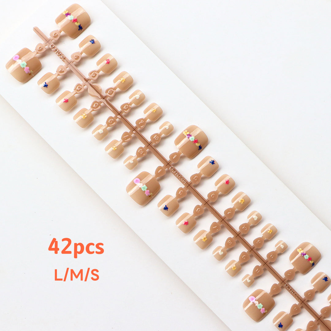 Floral Embellished Press-On Nail Collection