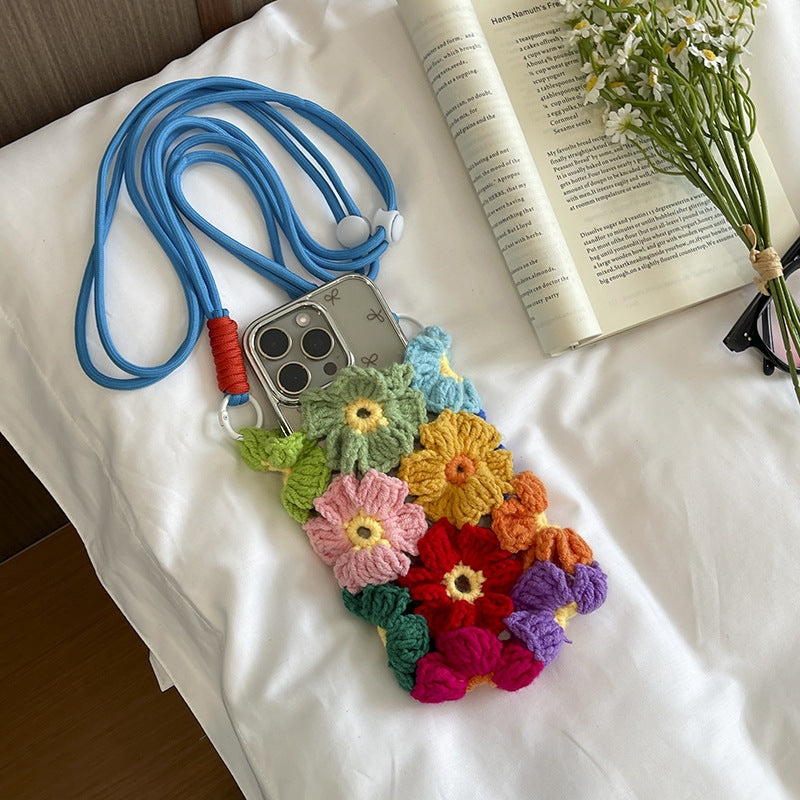 Floral Crochet Phone Holder