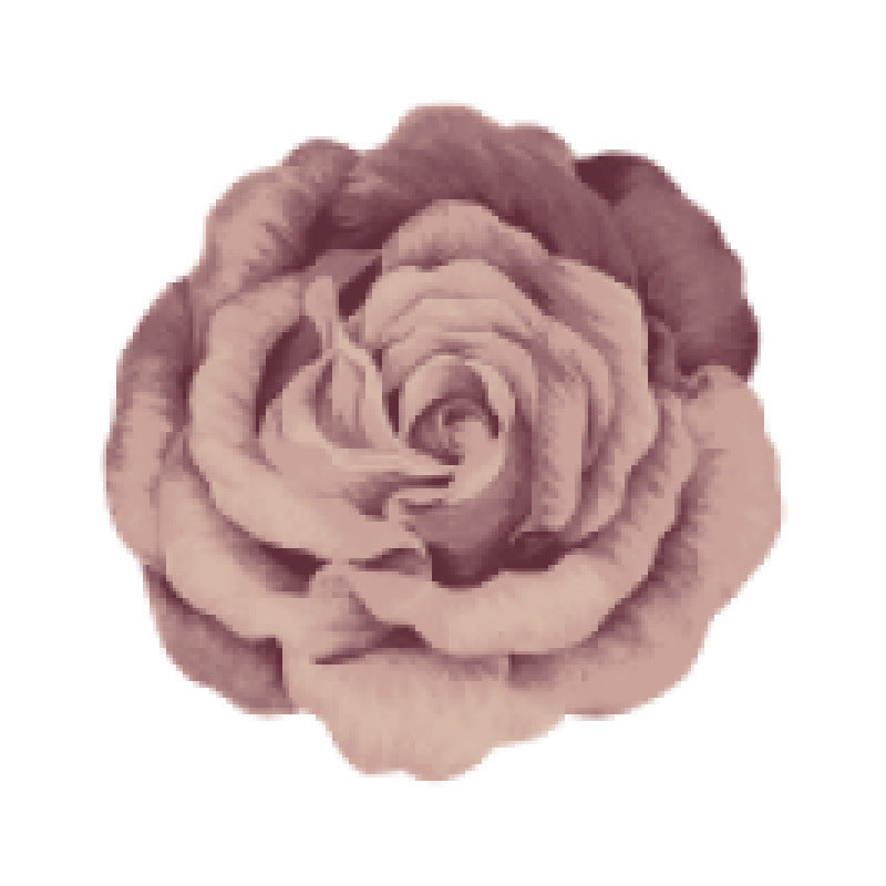 Floral-Inspired Decorative Mat
