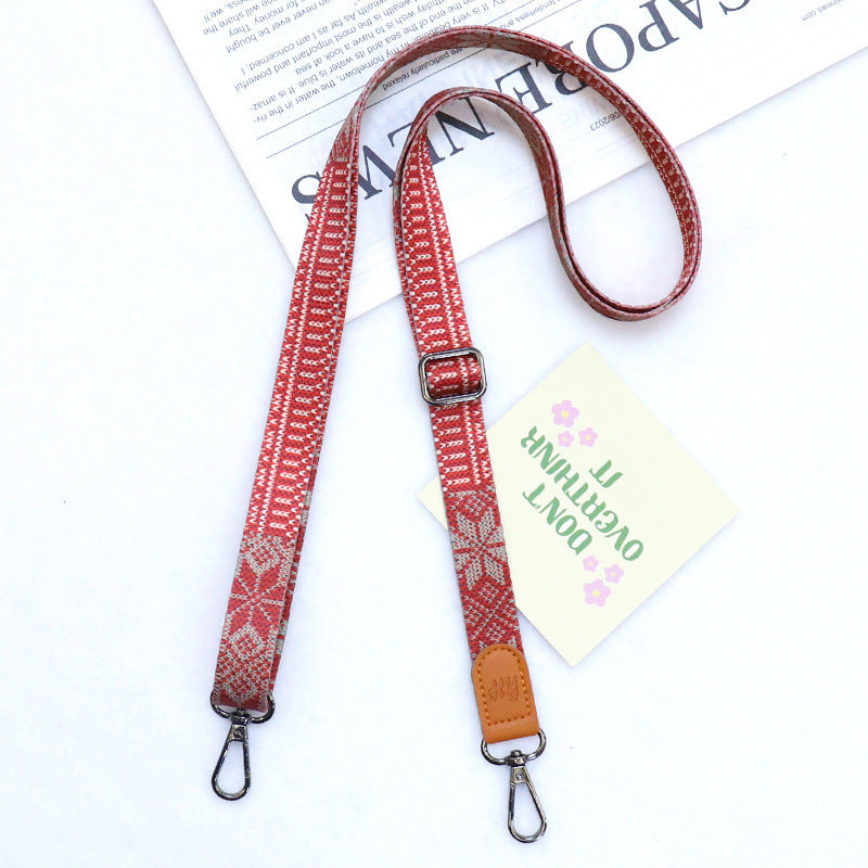 Adjustable Patterned Camera Strap Kalsten