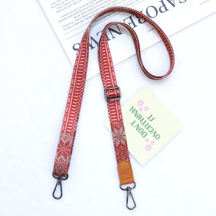 Adjustable Patterned Camera Strap Kalsten