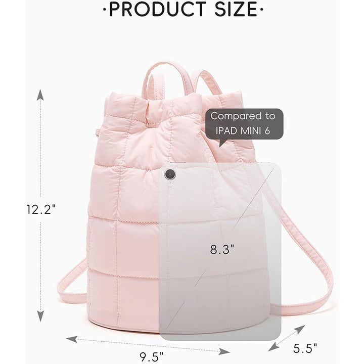 Modern backpack bag with practical drawstring opening Kalsten