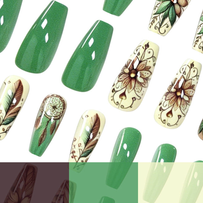 Floral-Inspired Articulated Nail Enhancements Kalsten