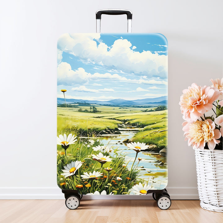 Ladies Hard-shell Suitcase with Floral Art Design Kalsten