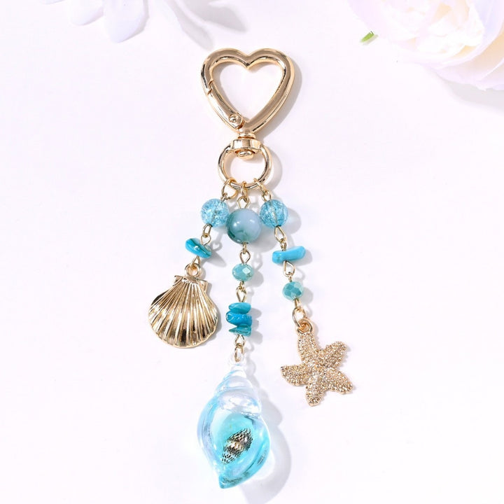 Keychain with Sparkling Sun Motif Kalsten
