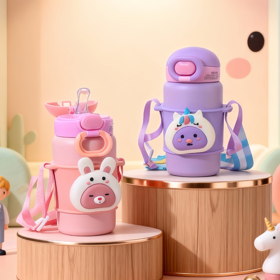 Insulated children's drinking bottle with cute rabbit design Kalsten