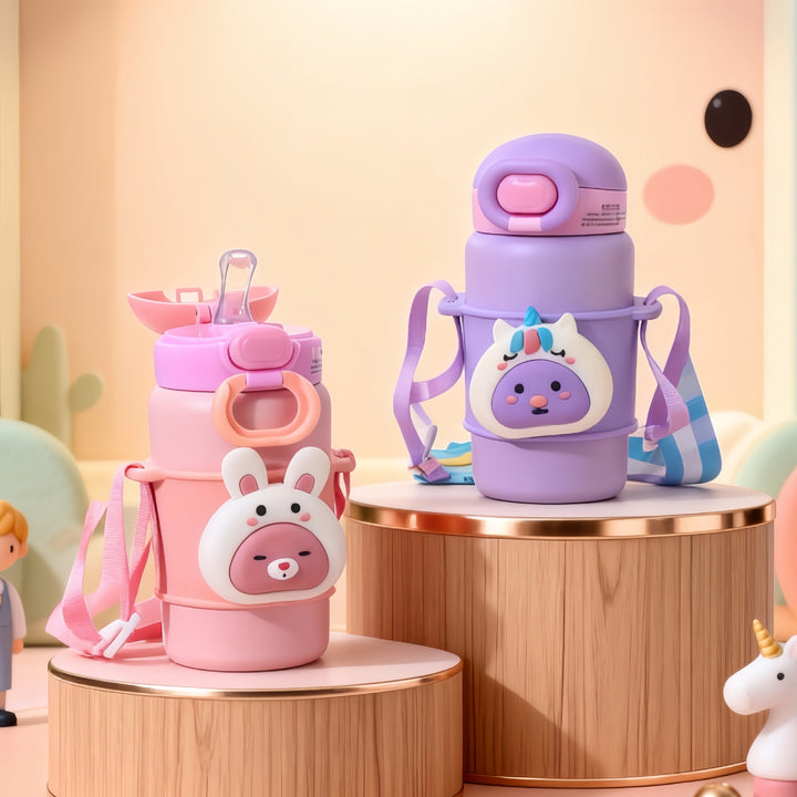 Insulated children's drinking bottle with cute rabbit design Kalsten
