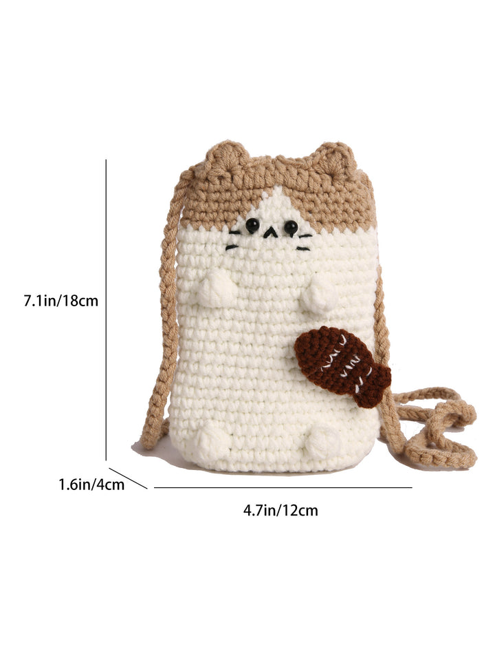 Cute Animal-Themed Crochet Mini Bag