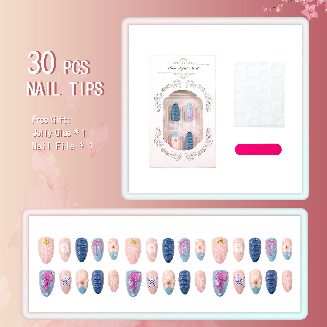 Coastal-Themed Nail Art Collection