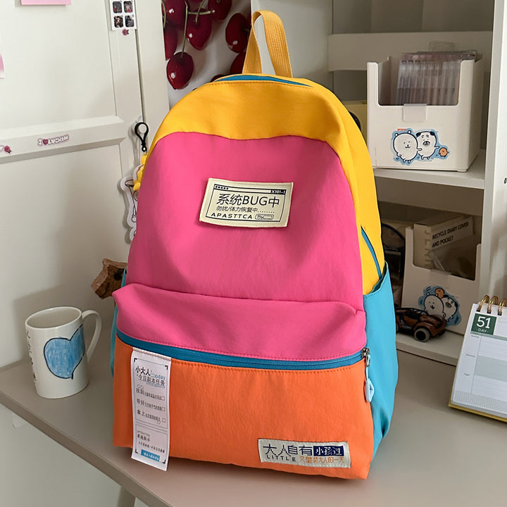Colorful Multi-Compartment Backpack Kalsten