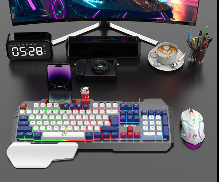 Ergonomic Mechanical Gaming Keyboard with Wrist Rest Kalsten