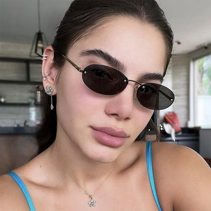 Ladies fashionable sunglasses in elegant retro design Kalsten