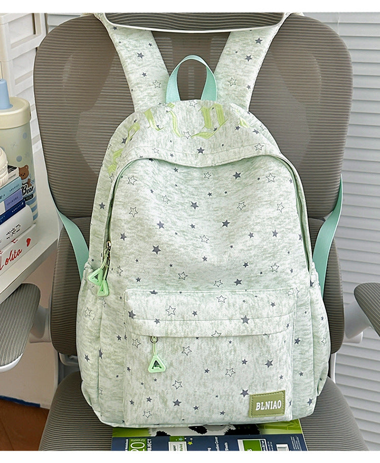 Star Print Fashion Backpack Kalsten