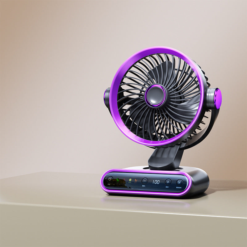 Ladies Portable Table Fan with Multiple Speed Settings and Intelligent Hygrostat Kalsten