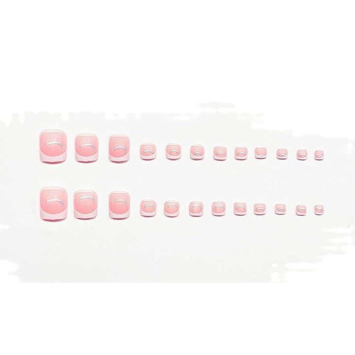Elegant French Tip Nail Art Set Kalsten