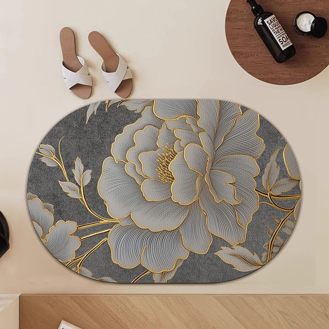 Artistic Koi Fish Bath Mat