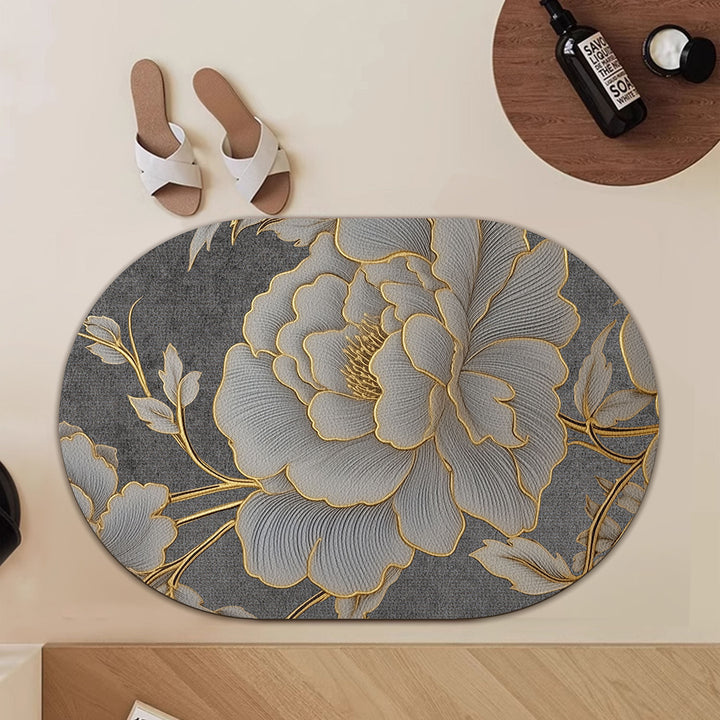 Artistic Koi Fish Bath Mat