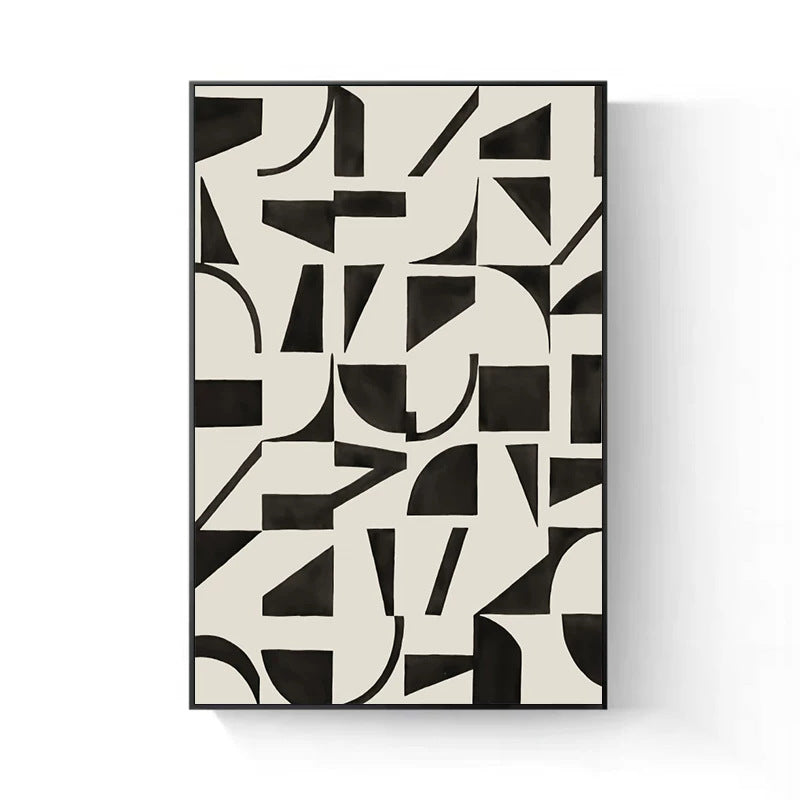 Abstract Geometric Wall Art Canvas