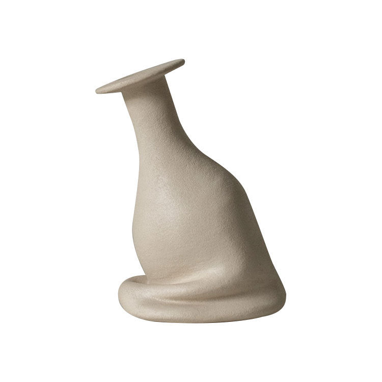 Artistic Curved Decorative Vase