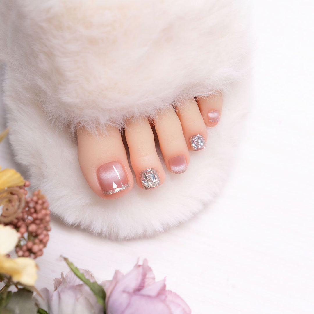 Glamorous Rhinestone Pedicure Kit