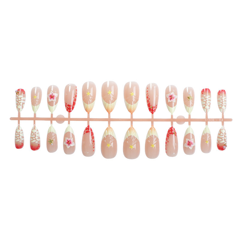 3D Floral Press-On Nail Art Set Kalsten