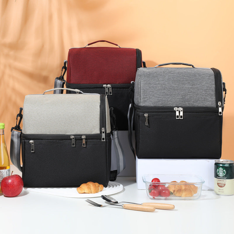 Ladies Multifunctional Cooler Bag with Insulated Double Chamber Kalsten
