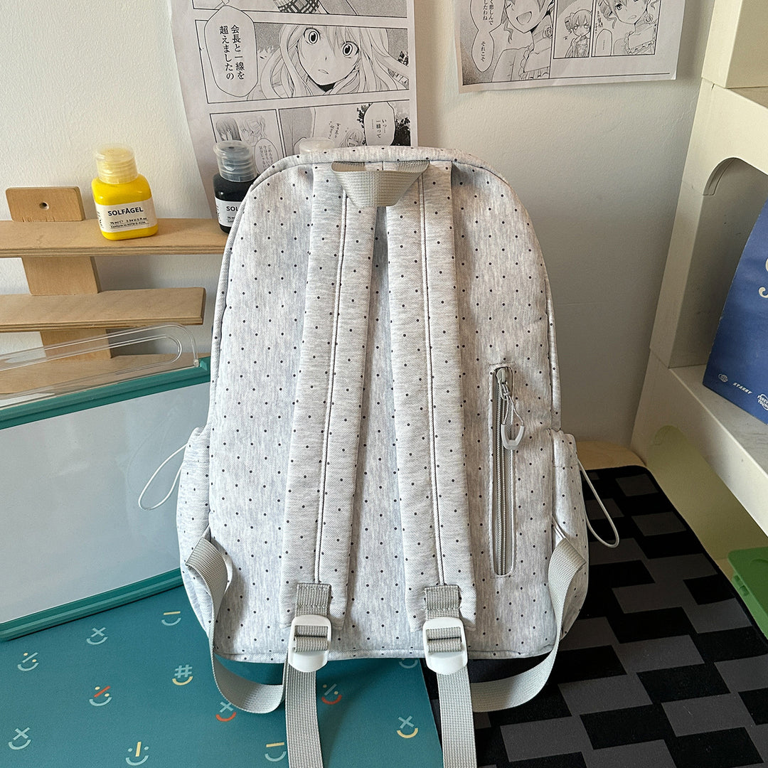 Stylish Dot-Patterned Backpack Kalsten