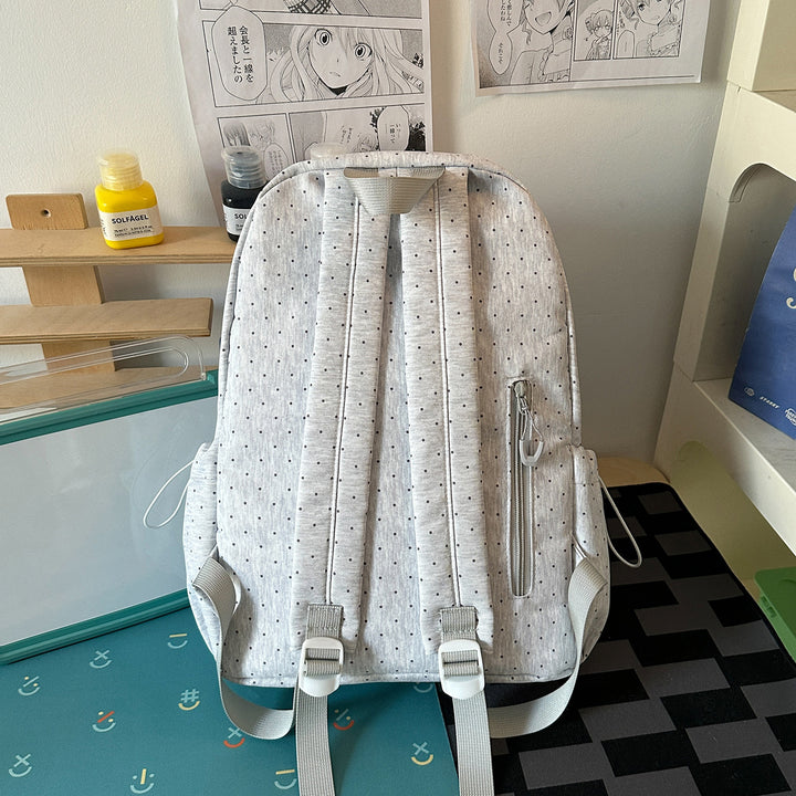 Stylish Dot-Patterned Backpack Kalsten