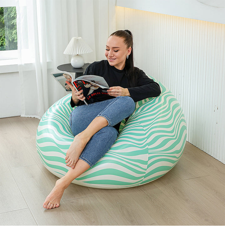 Ladies Inflatable Bean Bag with Glittering Design Kalsten