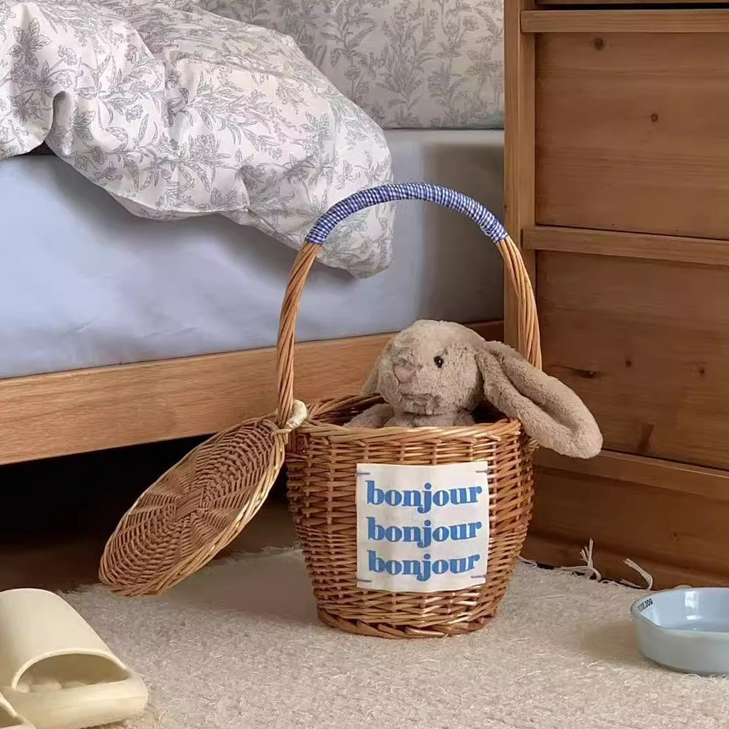 Handwoven Decorative Picnic Basket Kalsten