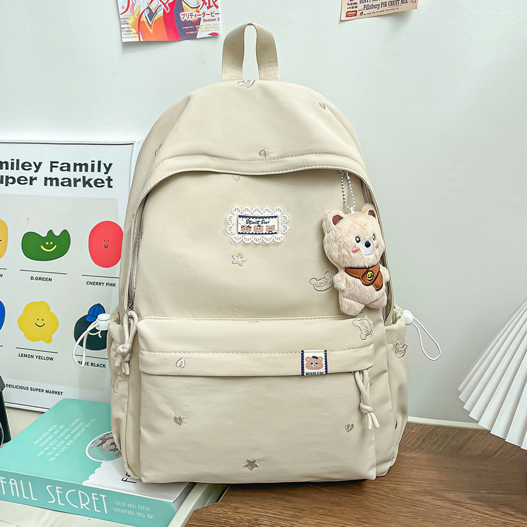 Stylish Floral-Embellished Backpack Kalsten