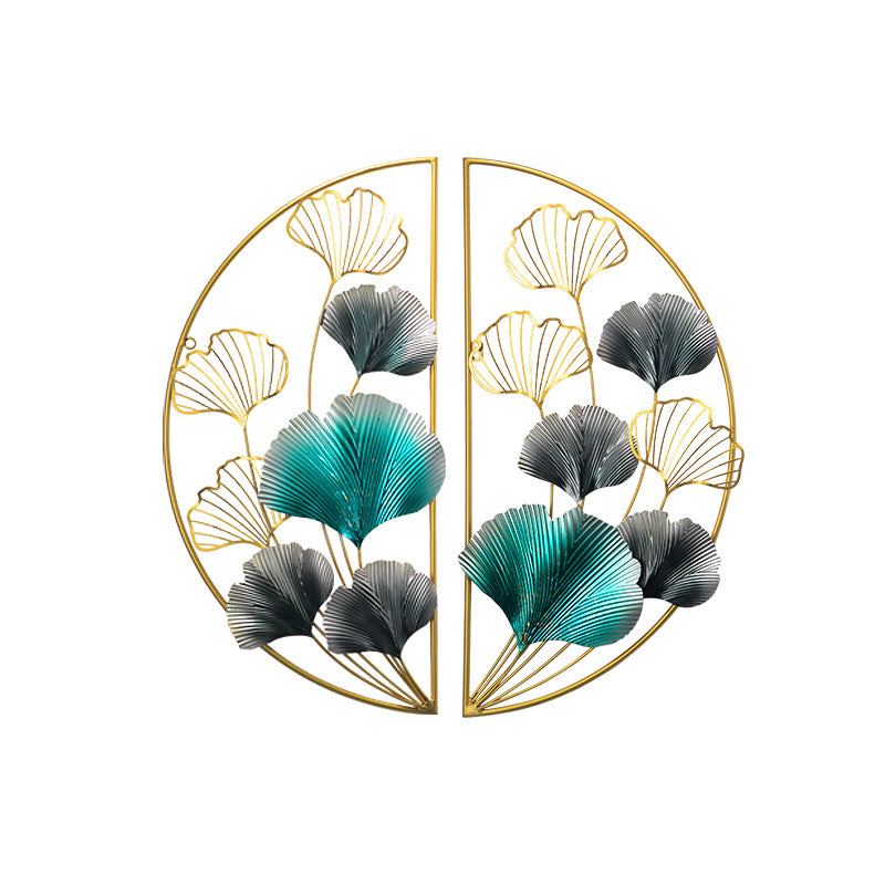 Decorative Metal Wall Art with Floral Design Kalsten