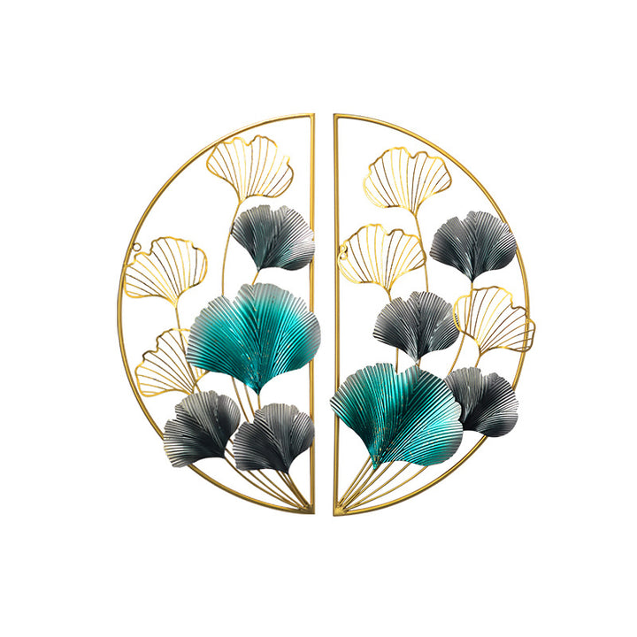 Decorative Metal Wall Art with Floral Design Kalsten