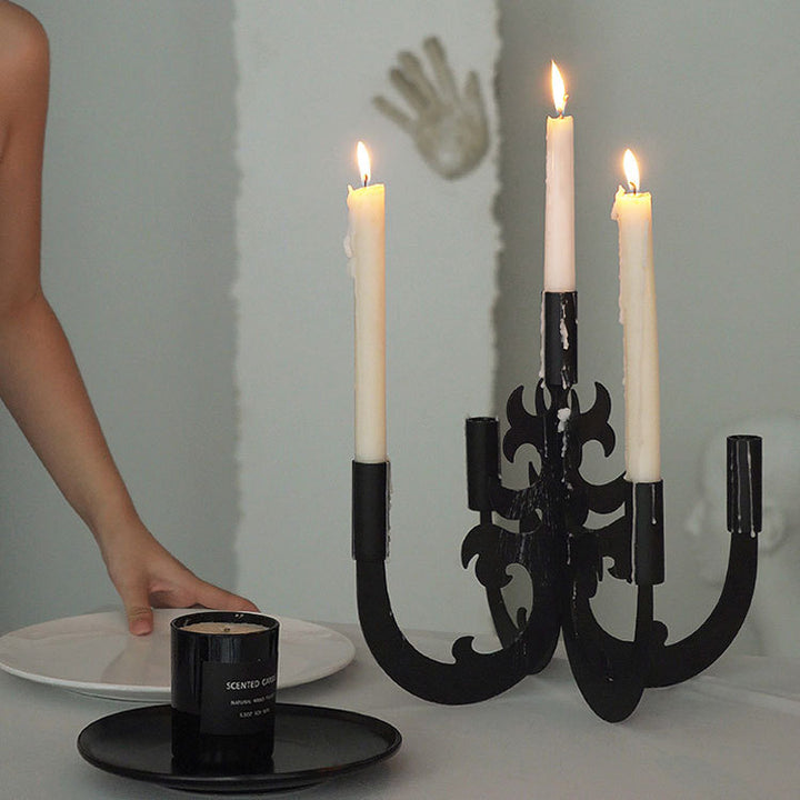 Ornate Metal Candle Holder