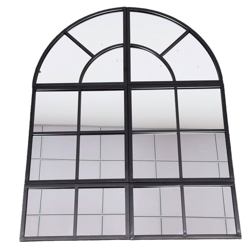Arched Window Pane Wall Mirror Kalsten