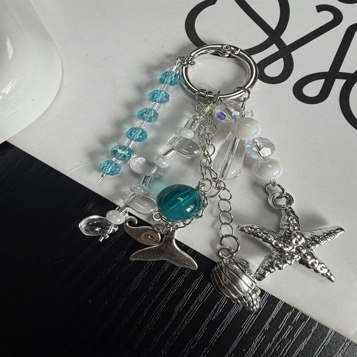 Decorative Beach-Themed Charm Keychain Kalsten