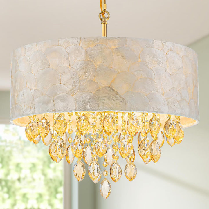 Shell-Inspired Pendant Light Fixture