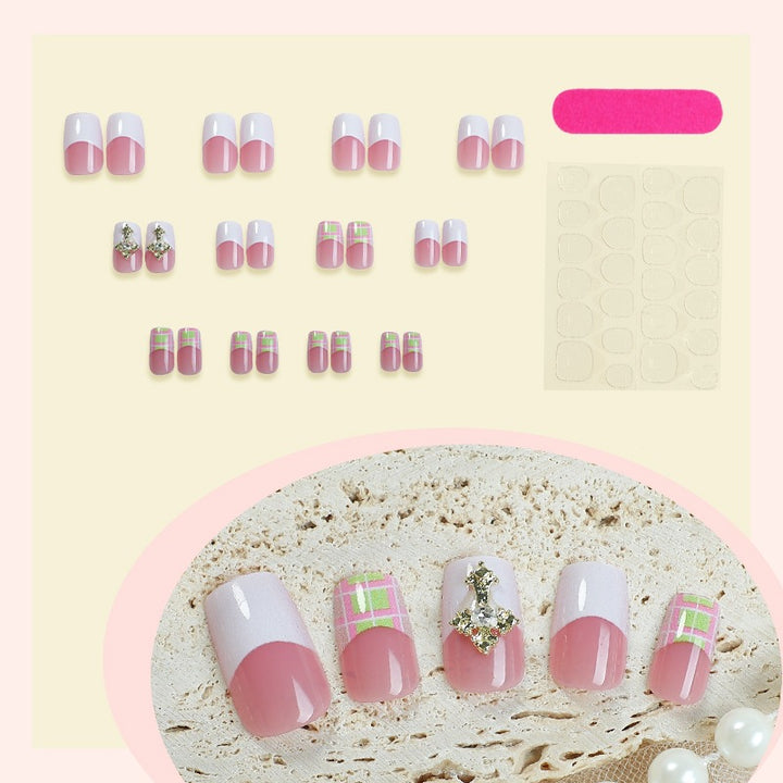 Artificial nails with elegant decorations Kalsten