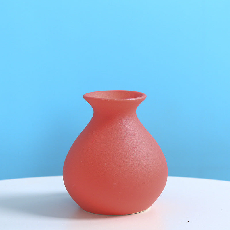 Modern Textured Decorative Ceramic Vase Kalsten