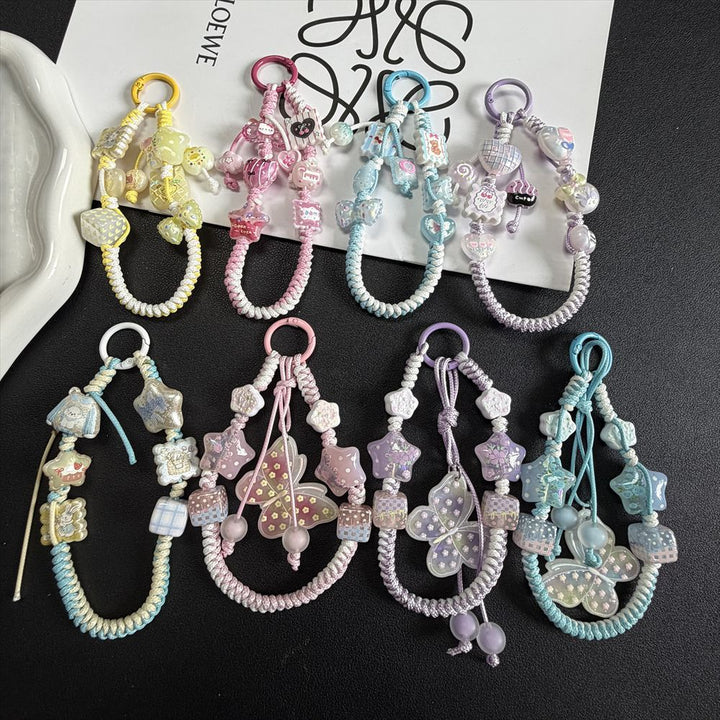 Playful Beaded Charm Phone Strap Kalsten 1790134944