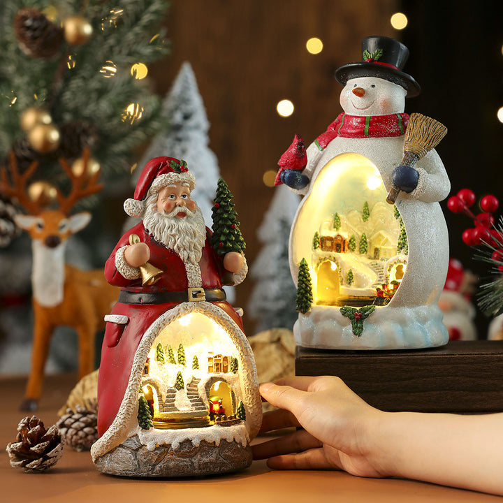 LED Light-Up Snowman Figurine Kalsten