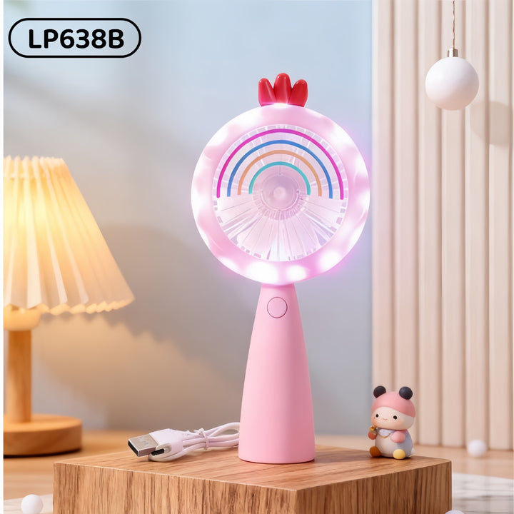 Women's portable multifunction fan with LED lighting Kalsten