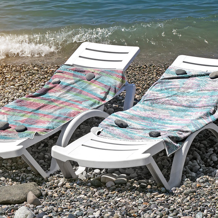 Beach towel made of skin-friendly microfiber with a creative pattern mix Kalsten