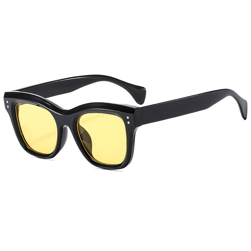Women's oversized sunglasses with rounded square frame and UV protection Kalsten