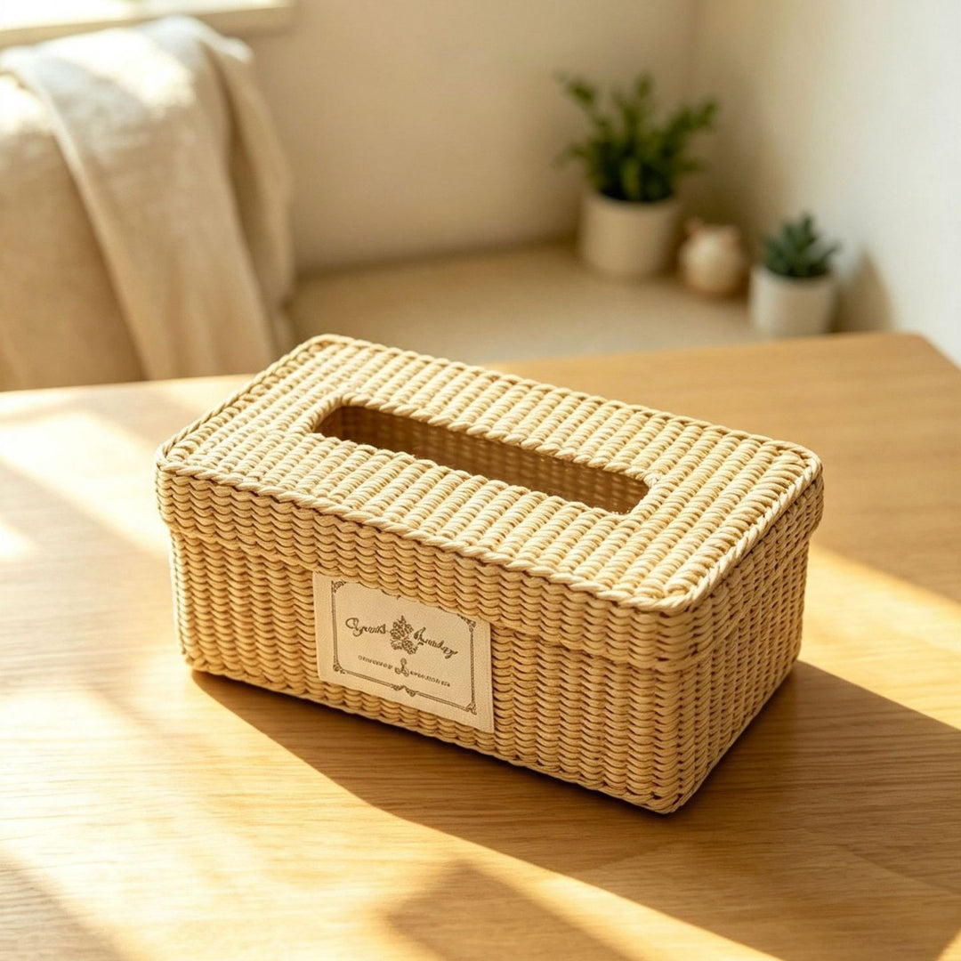 Natural Fiber Decorative Storage Box Kalsten