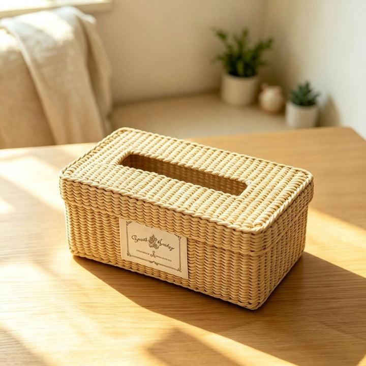 Natural Fiber Decorative Storage Box Kalsten