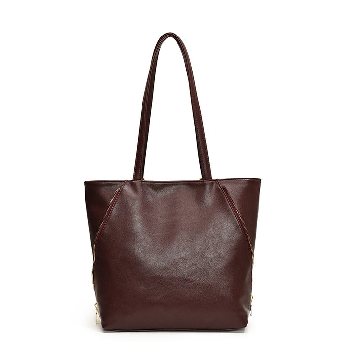 Elegant Faux Leather Tote Bag Kalsten