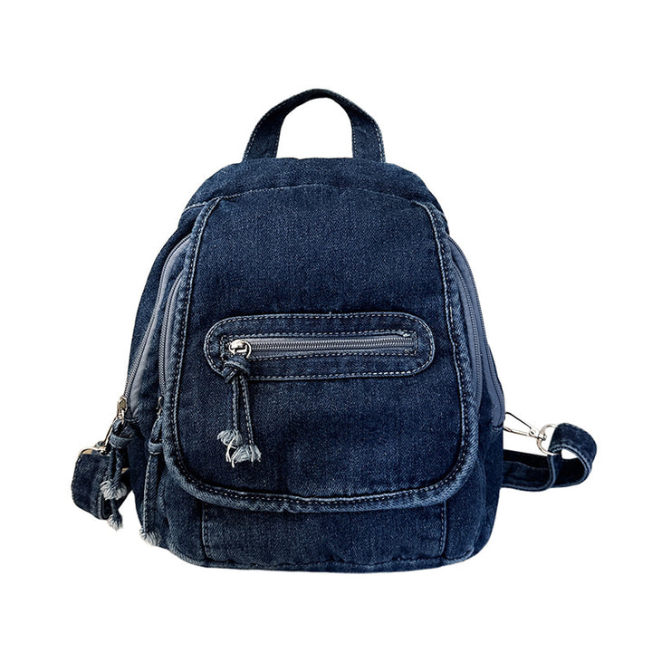 Stylish Denim Mini Backpack Kalsten
